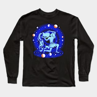 Aquarius Zodiac Sign Long Sleeve T-Shirt